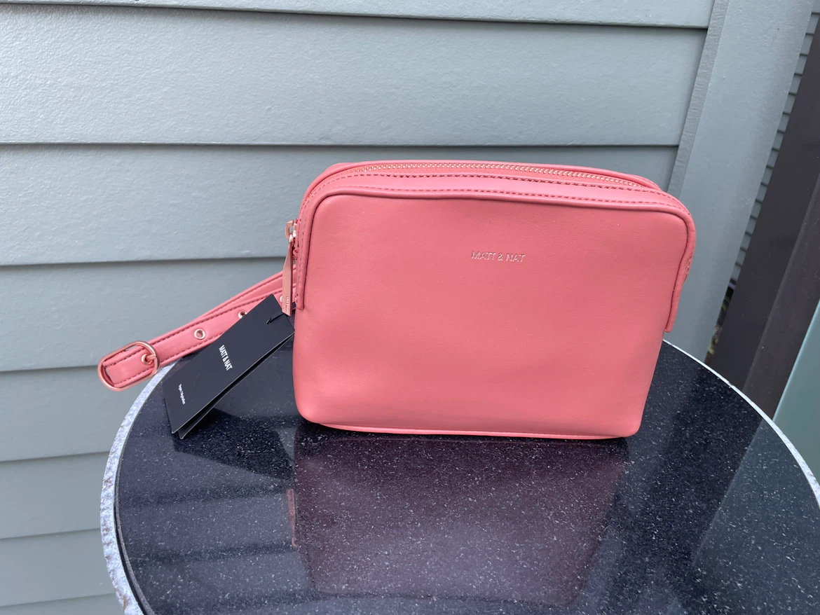 Matt & Nat Coral Pink Crossbody Belt Bag Waist NWT - photo 2
