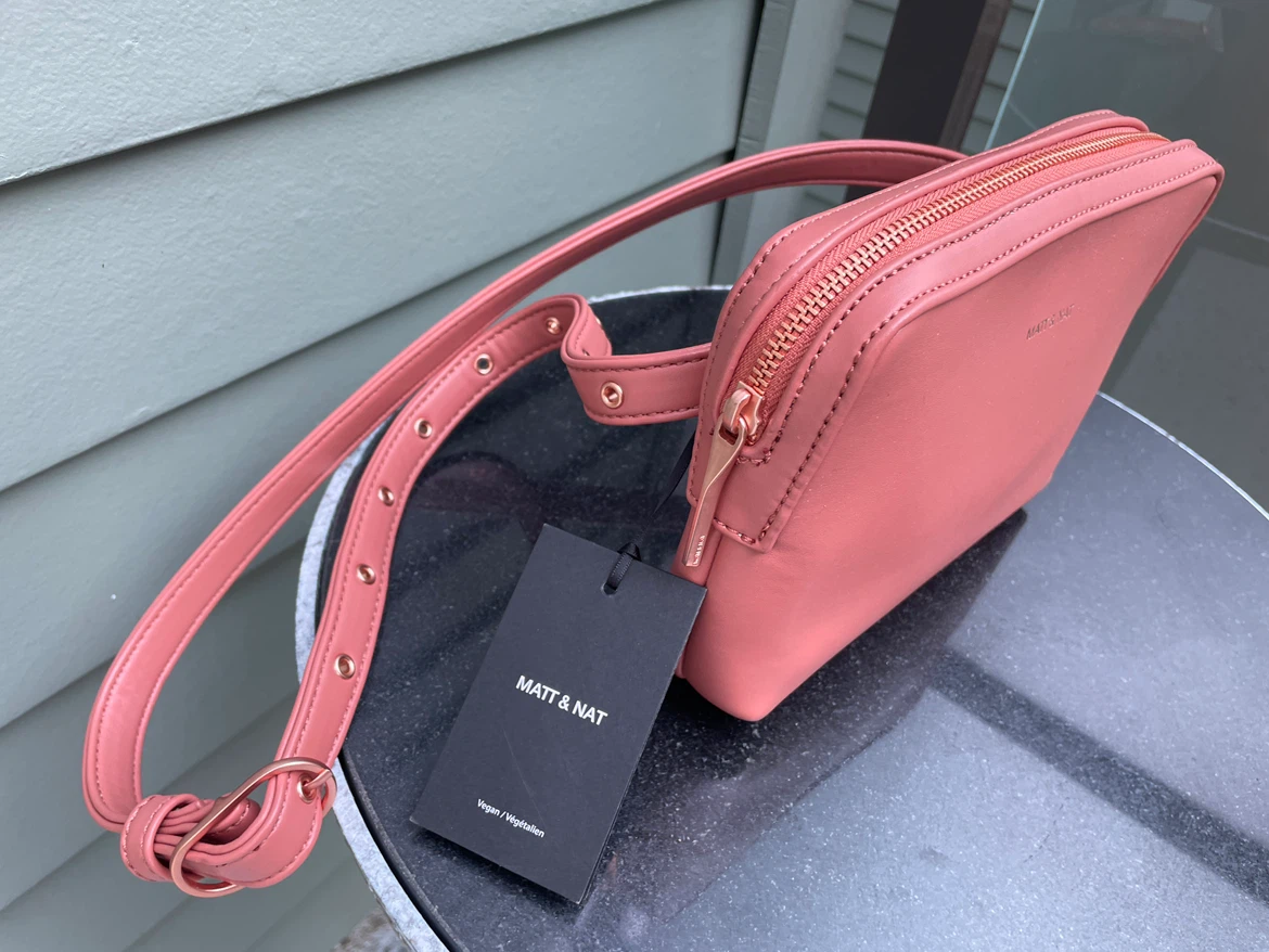 Matt & Nat Coral Pink Crossbody Belt Bag Waist NWT - photo 3