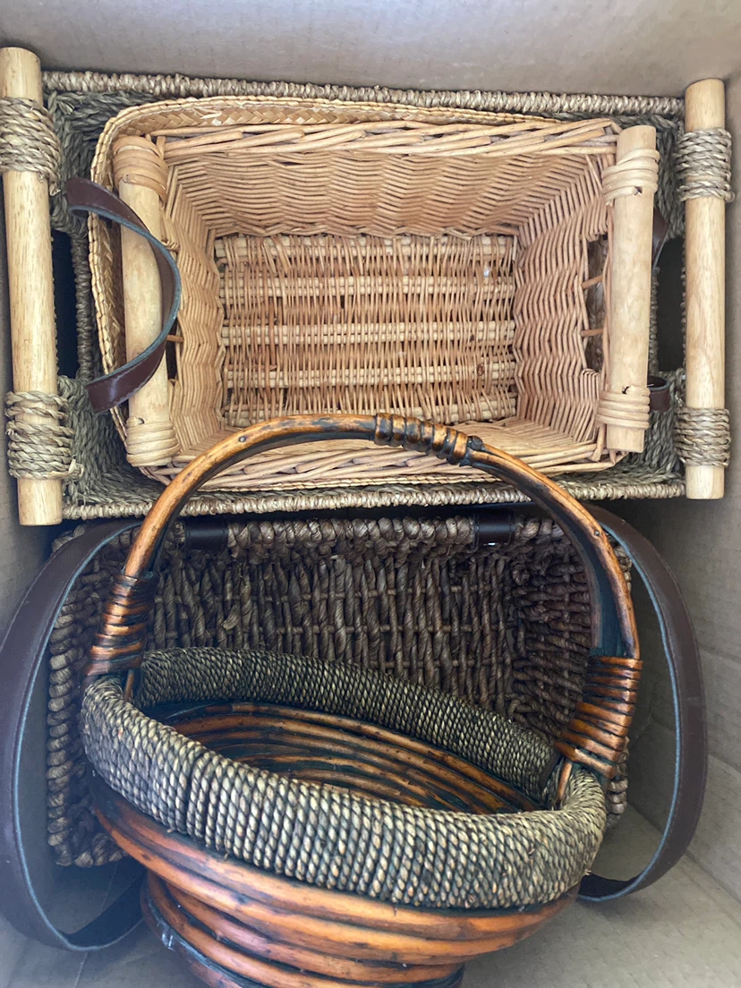 Set of 5 Woven Baskets
