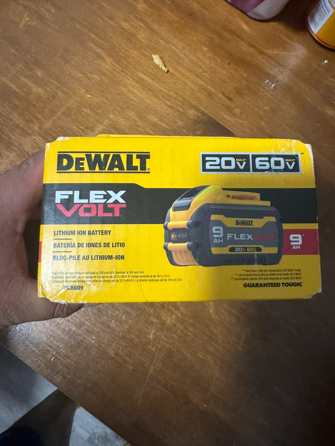 Batería nueva nunca se usó