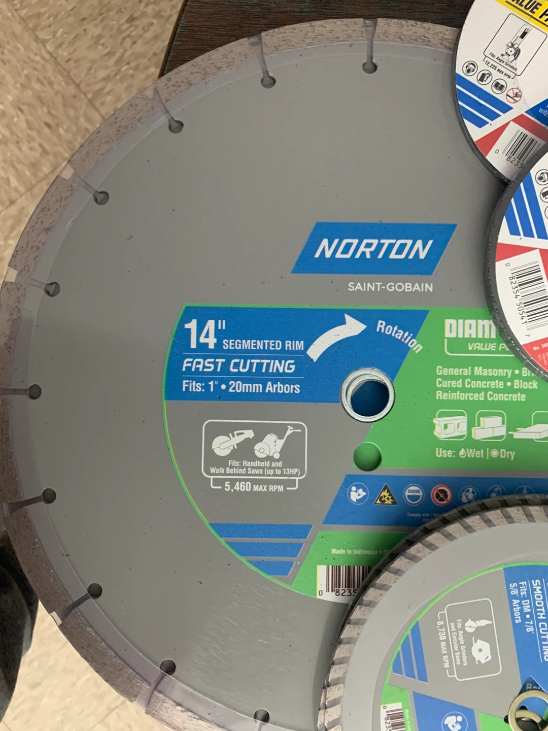 Norton Diamond Turbo Rim and Continuous Rim Saw Blades - photo 2