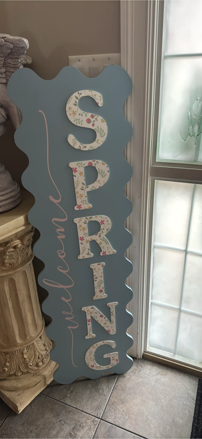 Welcome Spring Porch Sign - photo 2