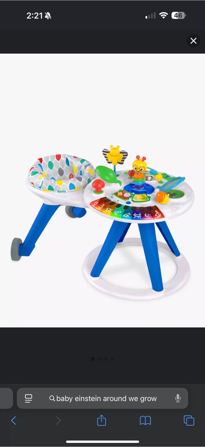 Baby Einstein Around We Go 2-in-1 Activity Walker