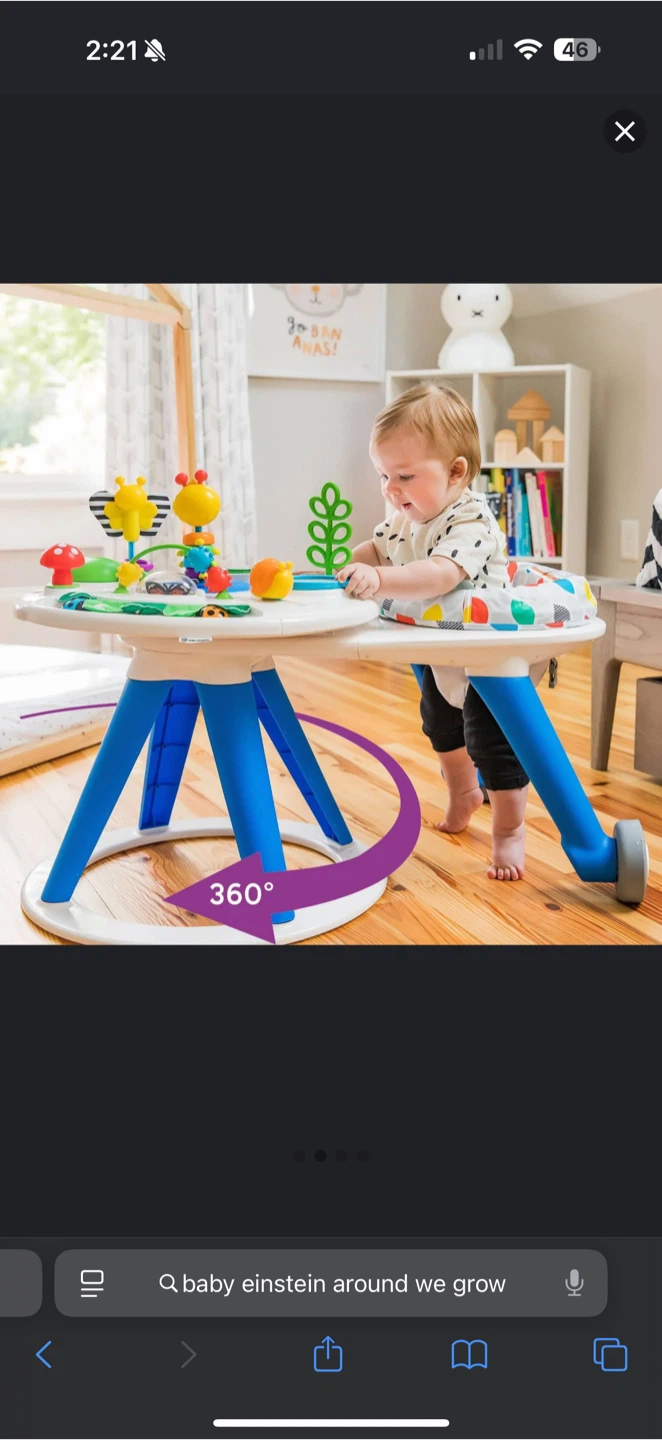 Baby Einstein Around We Go 2-in-1 Activity Walker - photo 2
