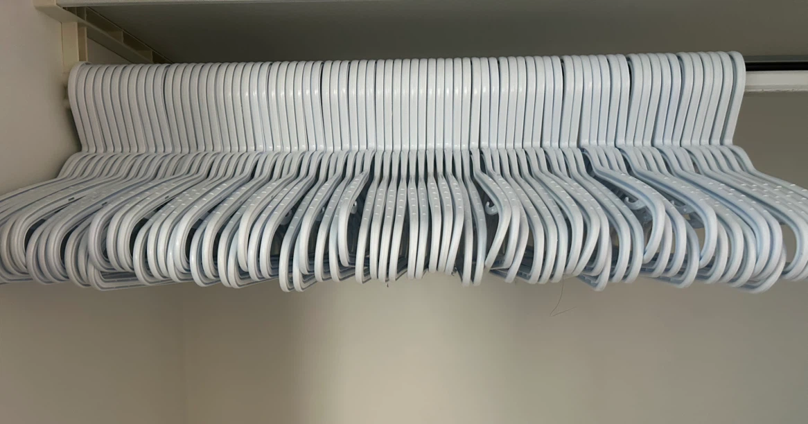 Plastic Clothes Hanger - 70 Count - $20 for All