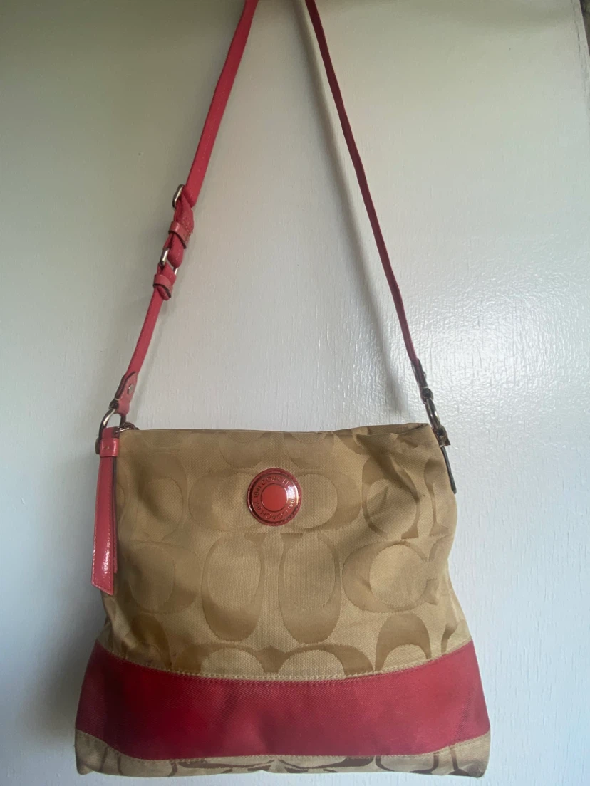 Coach Monogram Shoulder Bag
