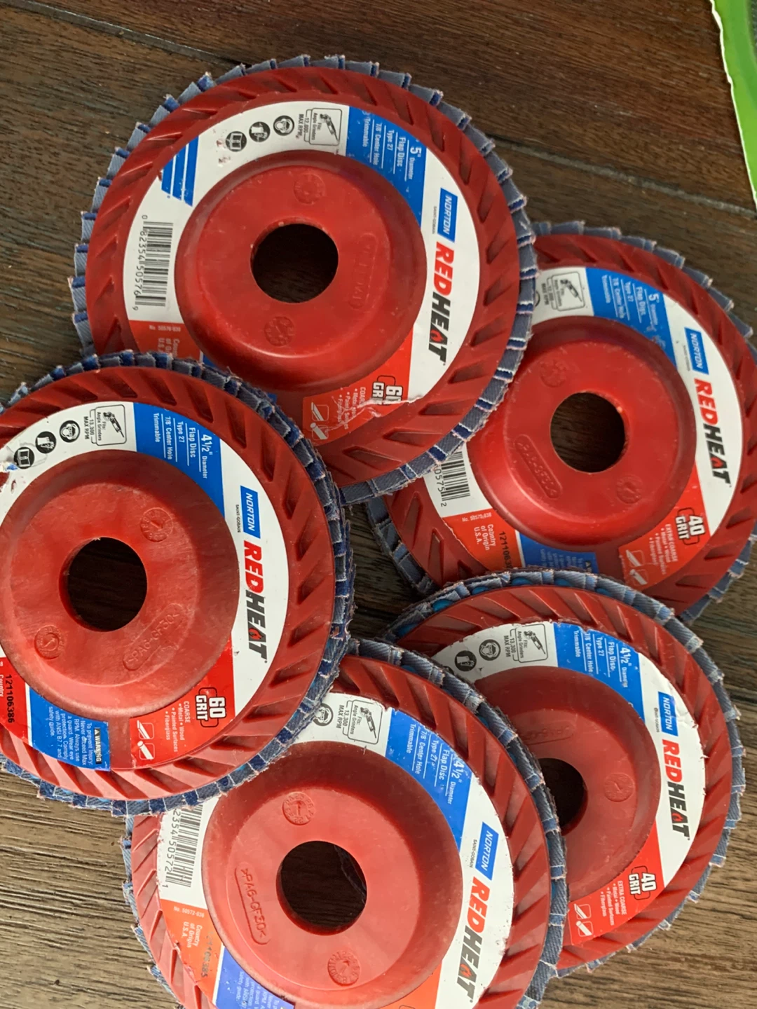 Norton RedHeat Flap Discs