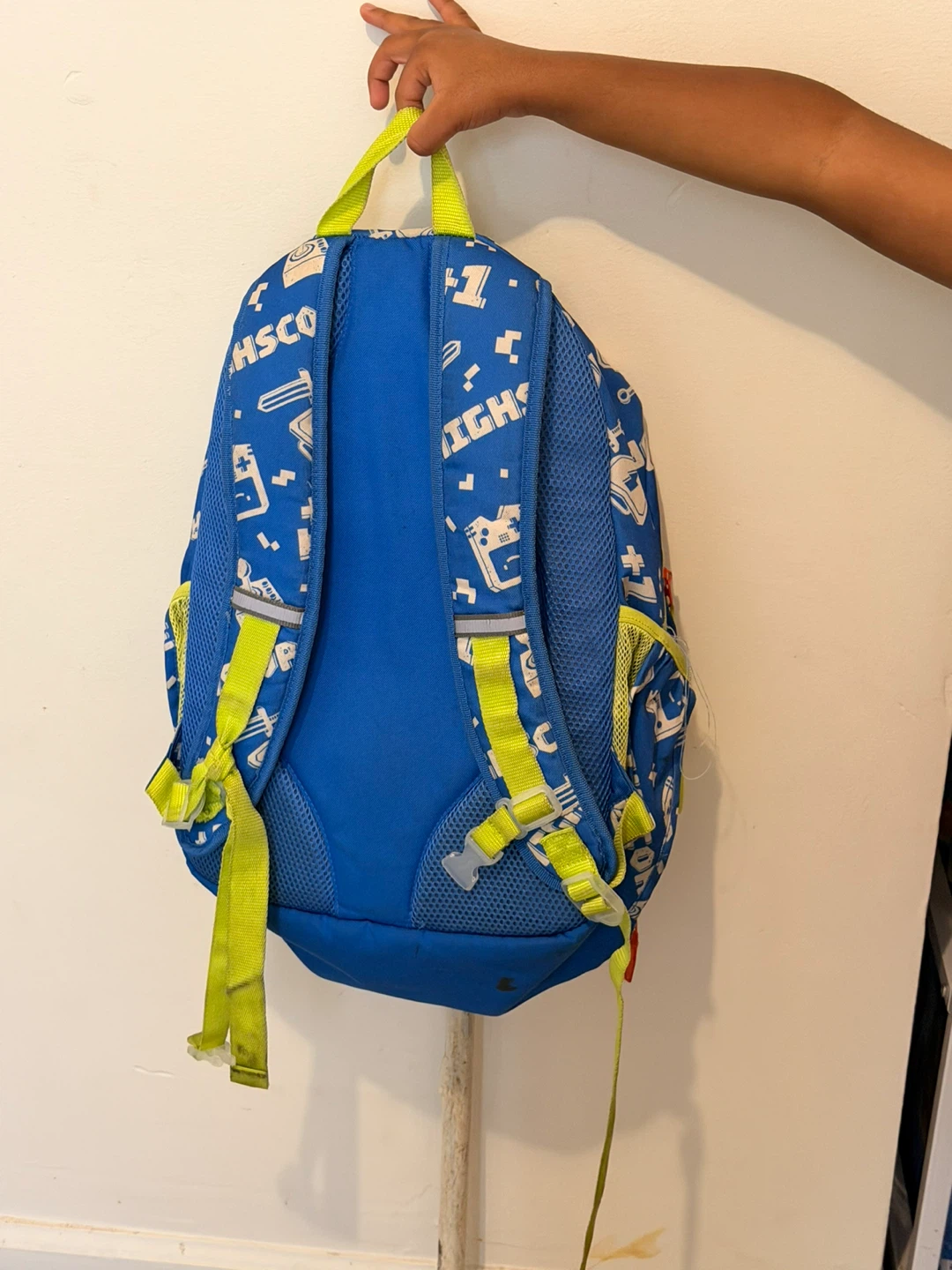 Blue "High Score" Gaming Backpack and Lunch Bag Set - photo 2