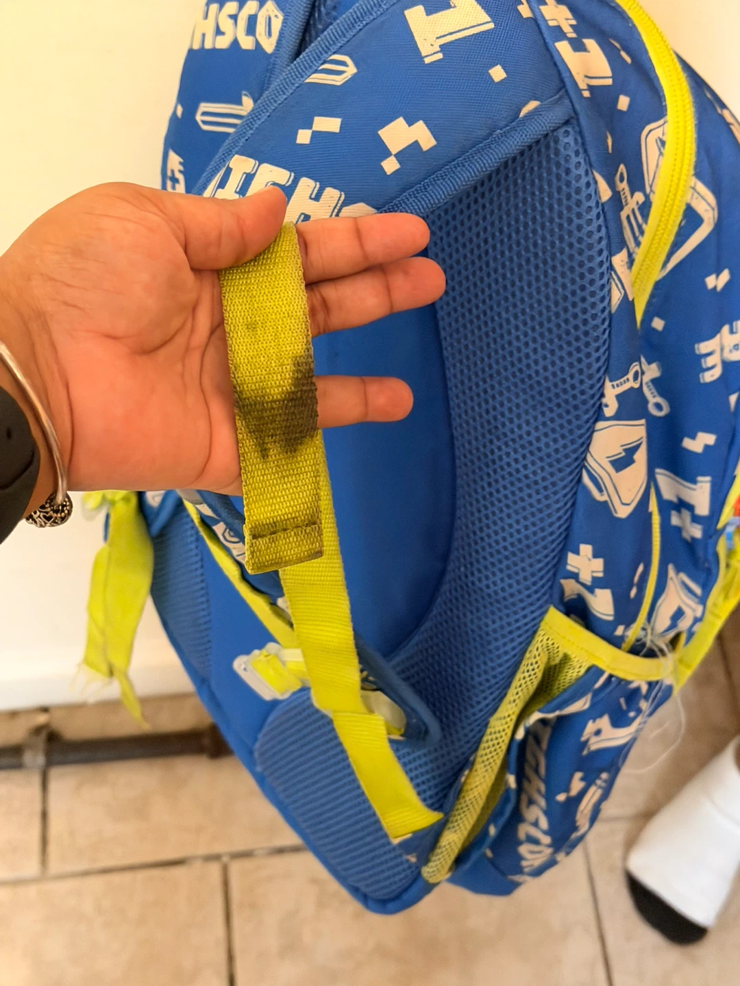 Blue "High Score" Gaming Backpack and Lunch Bag Set - photo 3