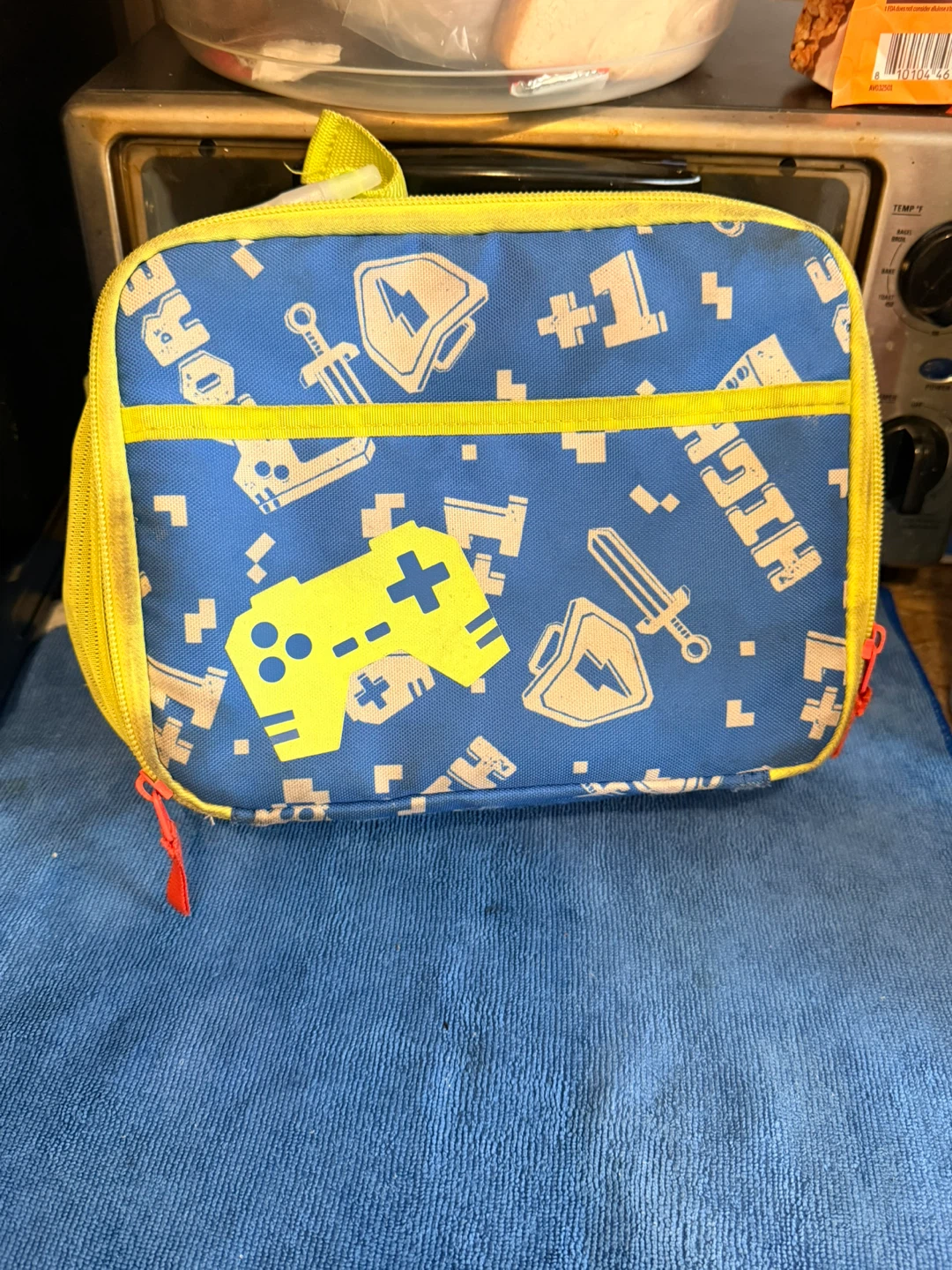 Blue "High Score" Gaming Backpack and Lunch Bag Set - photo 4