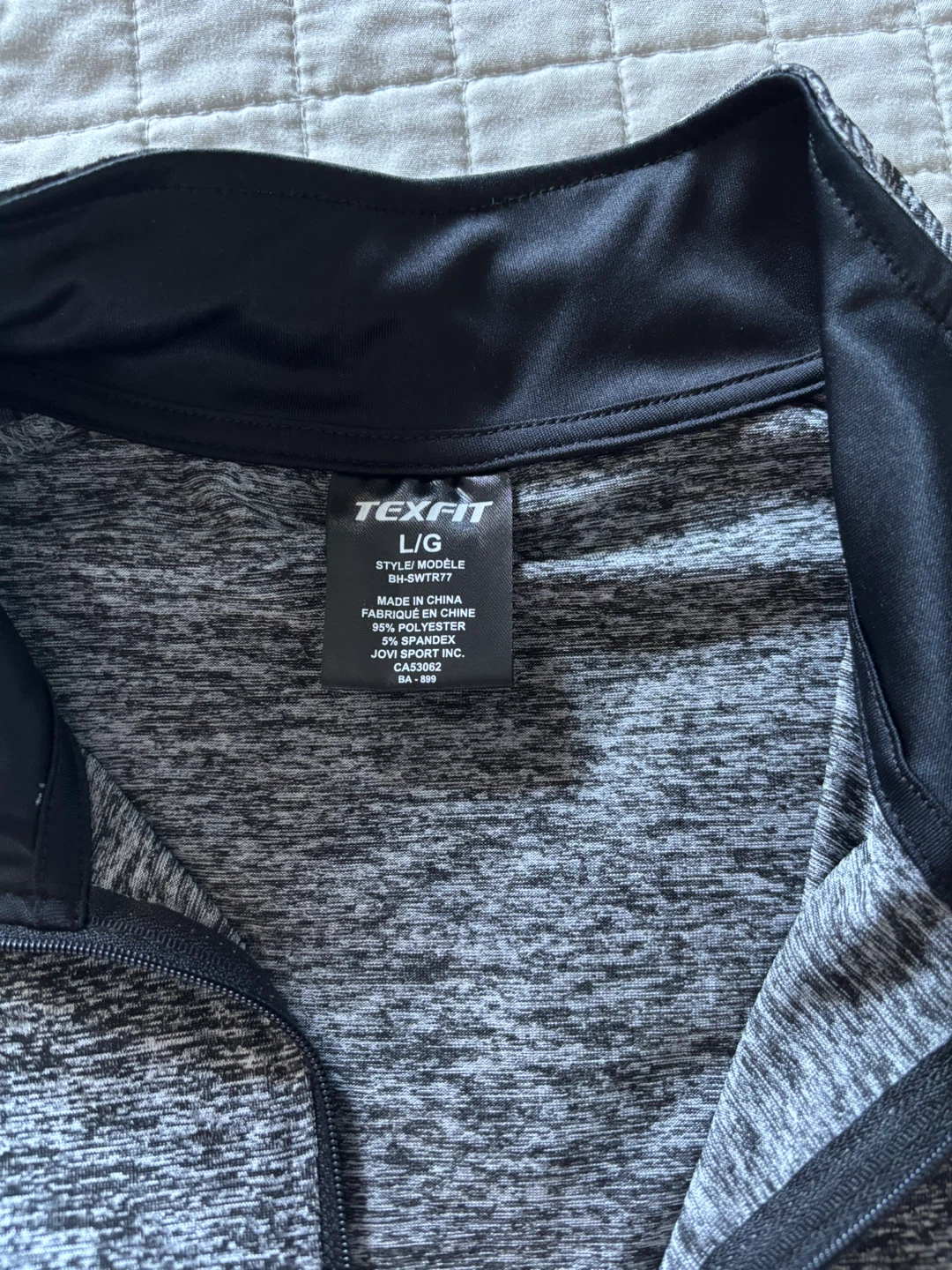 TexFit Zip Pullover Sport Shirt. Size L - photo 2