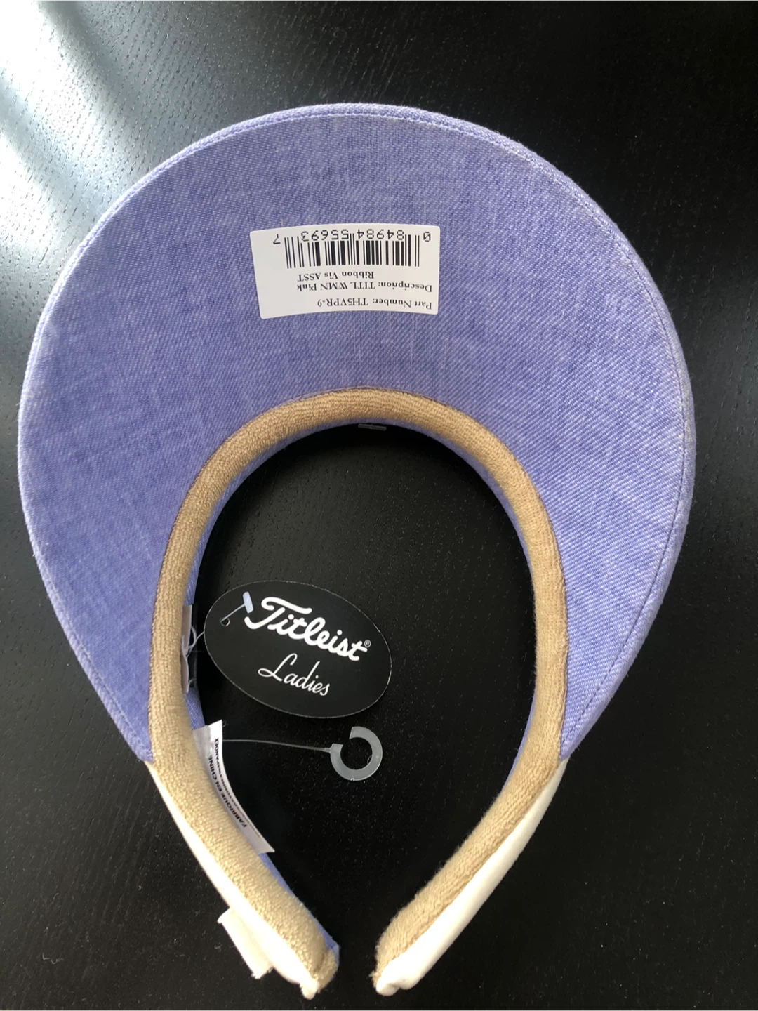 🟣Titleist🟣Ladies Golf Visor - purple and pink - photo 3
