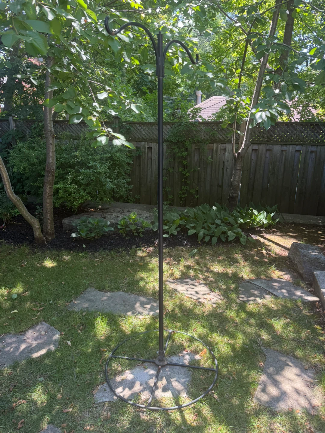 Metal Shepherd's Hook Plant Hanger - photo 2