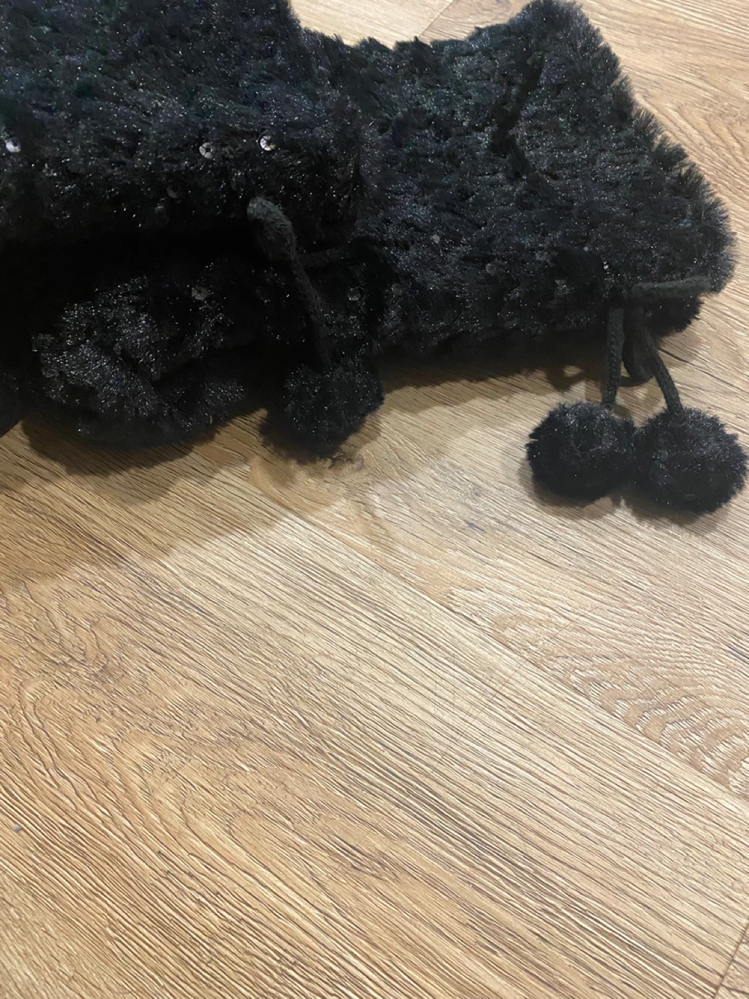 *NEW* Fuzzy Boot Slippers with Pom Poms - photo 5