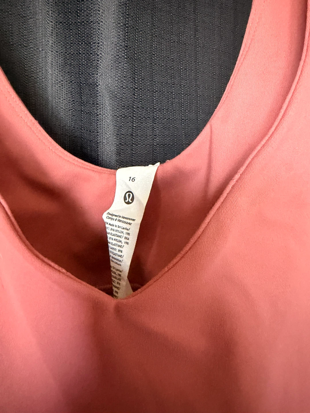 Lululemon Tank Top Size 16 Coral - photo 2