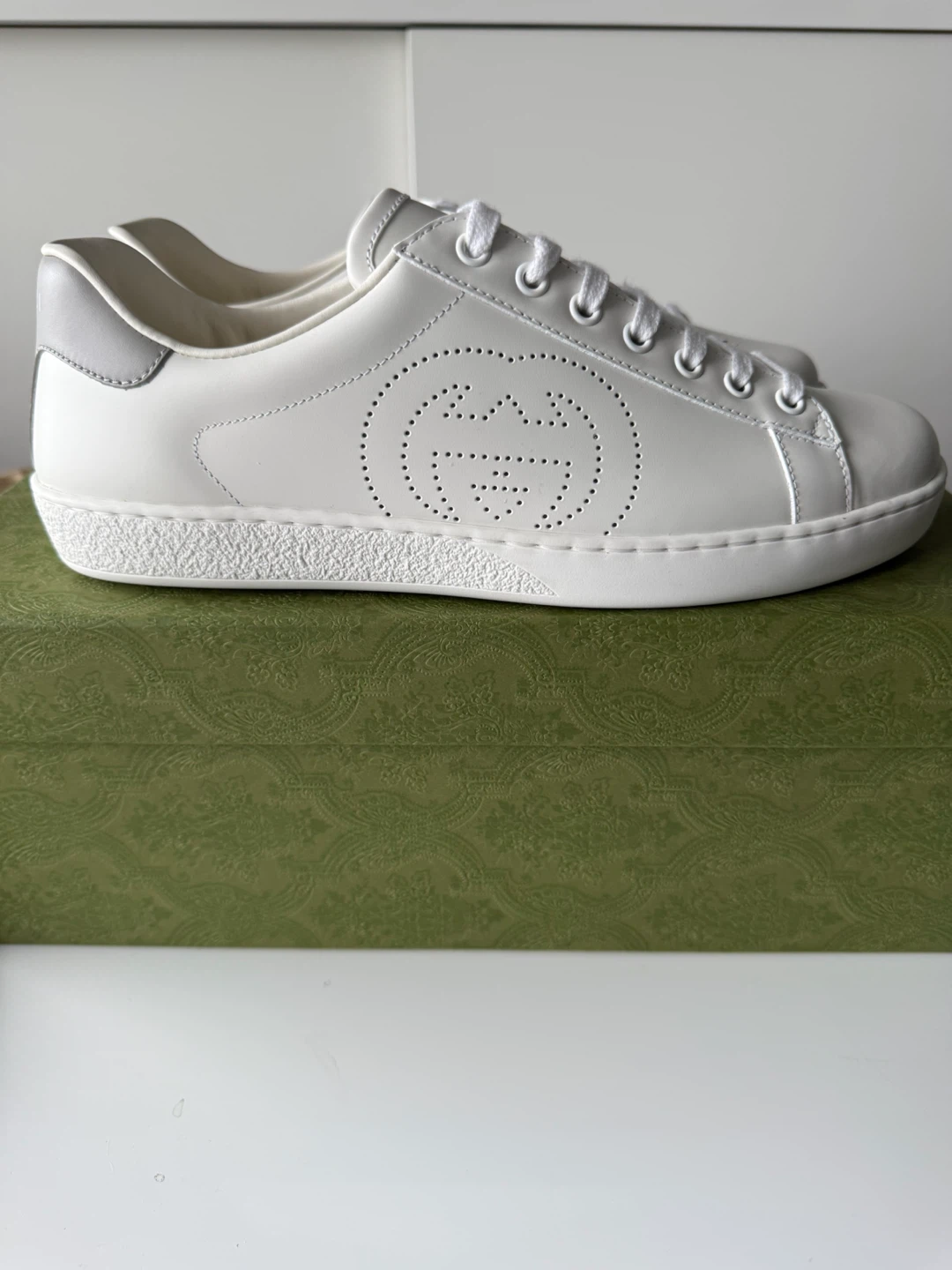 Gucci Ace Sneakers White Leather
