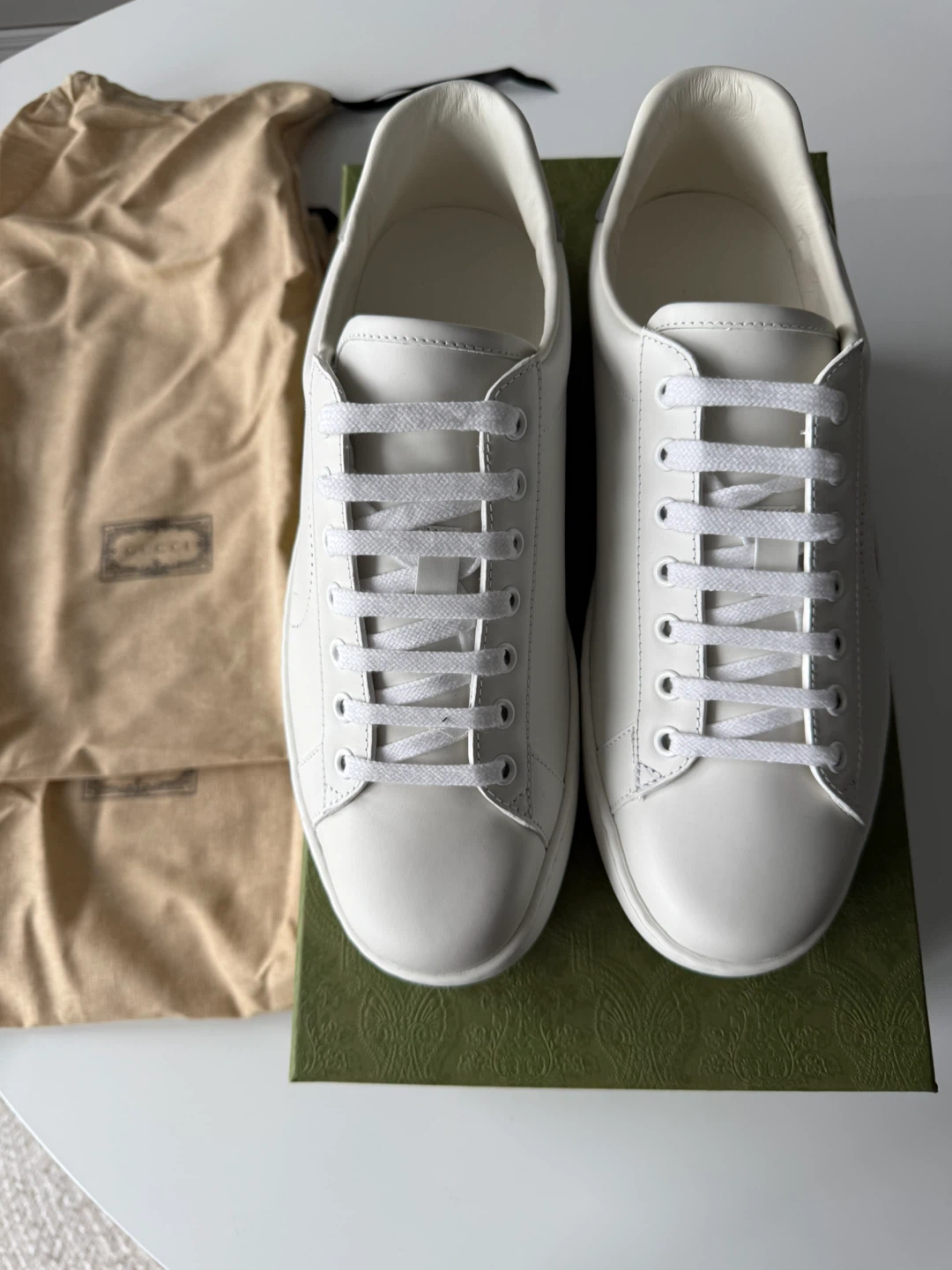 Gucci Ace Sneakers White Leather - photo 4