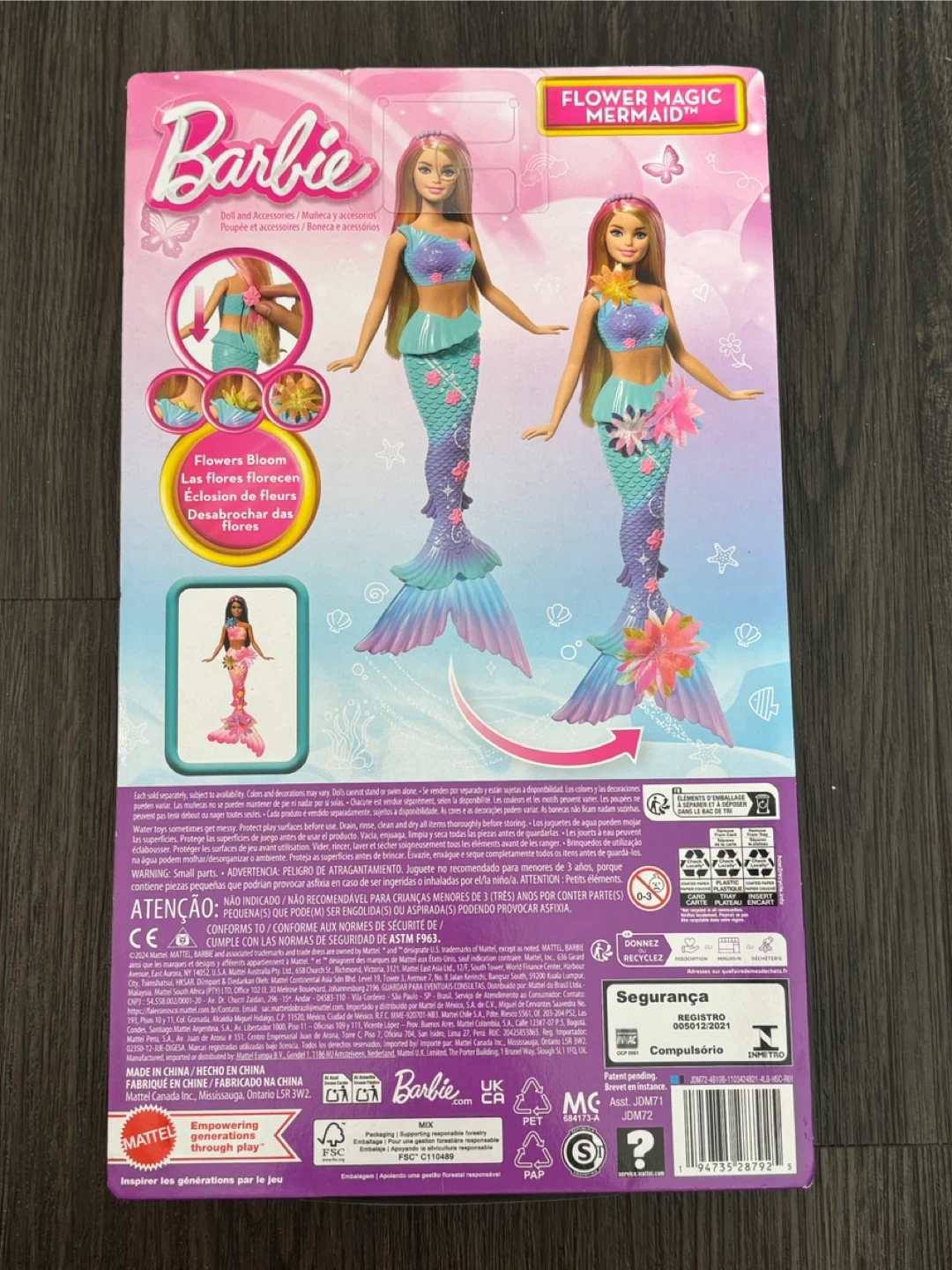 Barbie Flower Magic Mermaid Doll - photo 2