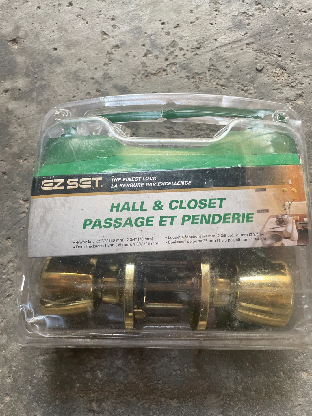 EZ-SET Hall & Closet Passage Lockset