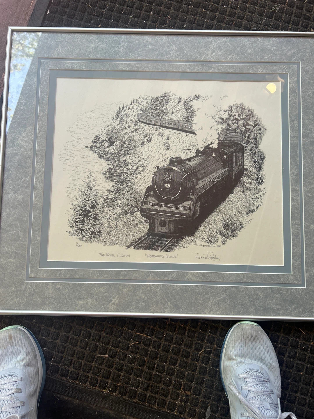 The Royal Hudson "Homeward Bound" Framed Print
