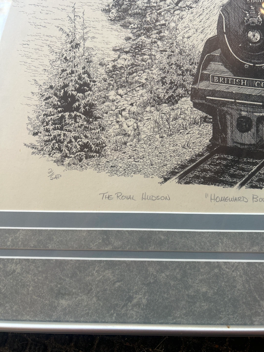 The Royal Hudson "Homeward Bound" Framed Print - photo 2