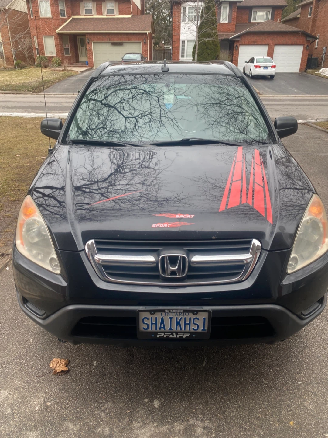 Black Honda CR-V Sport 2004