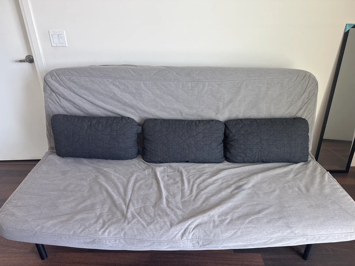 IKEA NYHAMN Sofa Bed - Grey/Beige