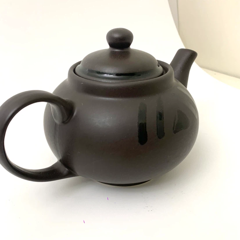 Ceramic Teapot Brown Tea Pot Serving Pot Kitchen Home Décor - photo 3