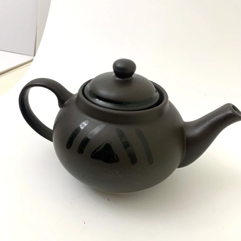 Ceramic Teapot Brown Tea Pot Serving Pot Kitchen Home Décor - photo 4