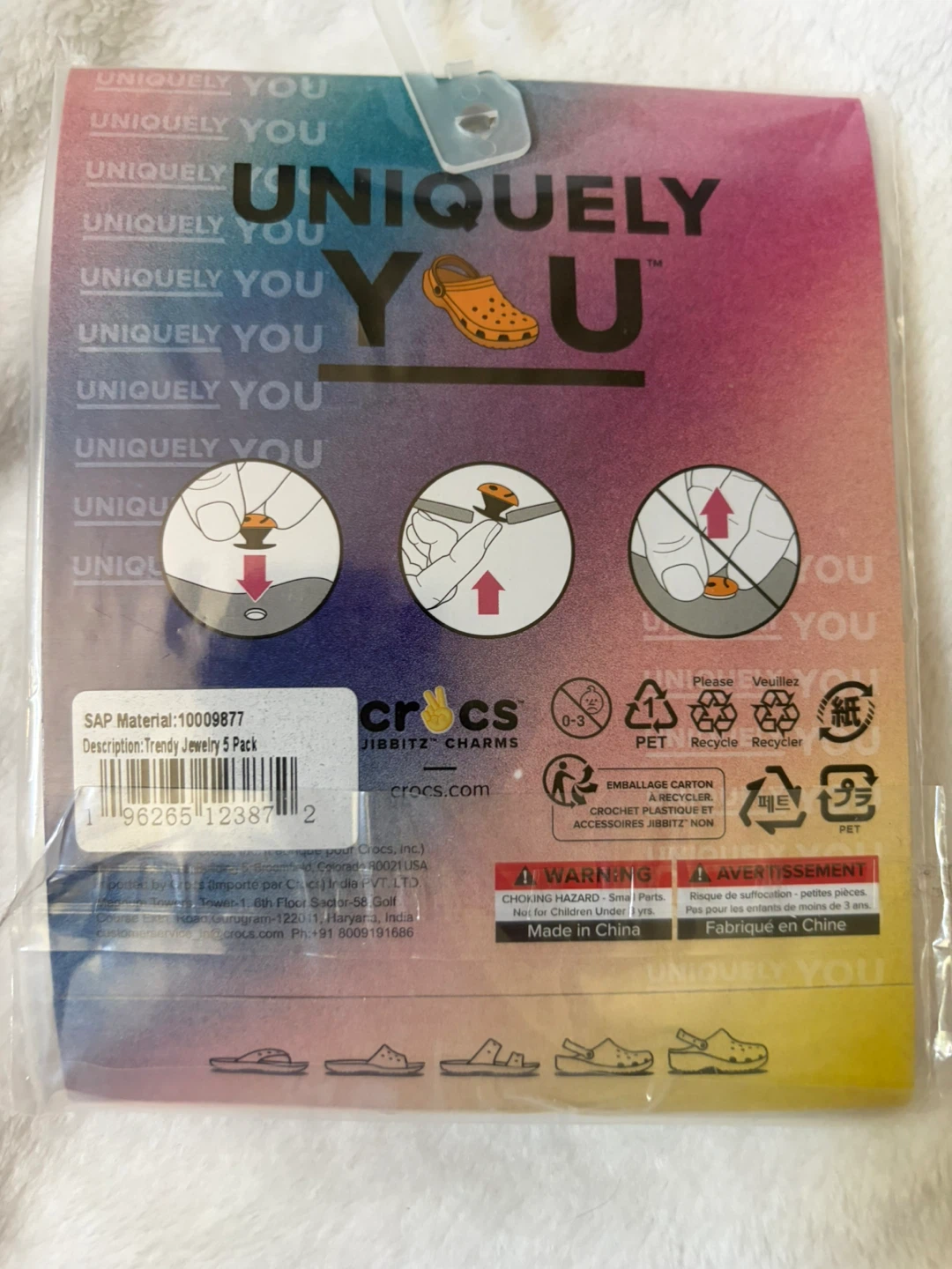 Crocs Jibbitz Charms Trendy Jewelry 5 Pack - photo 2