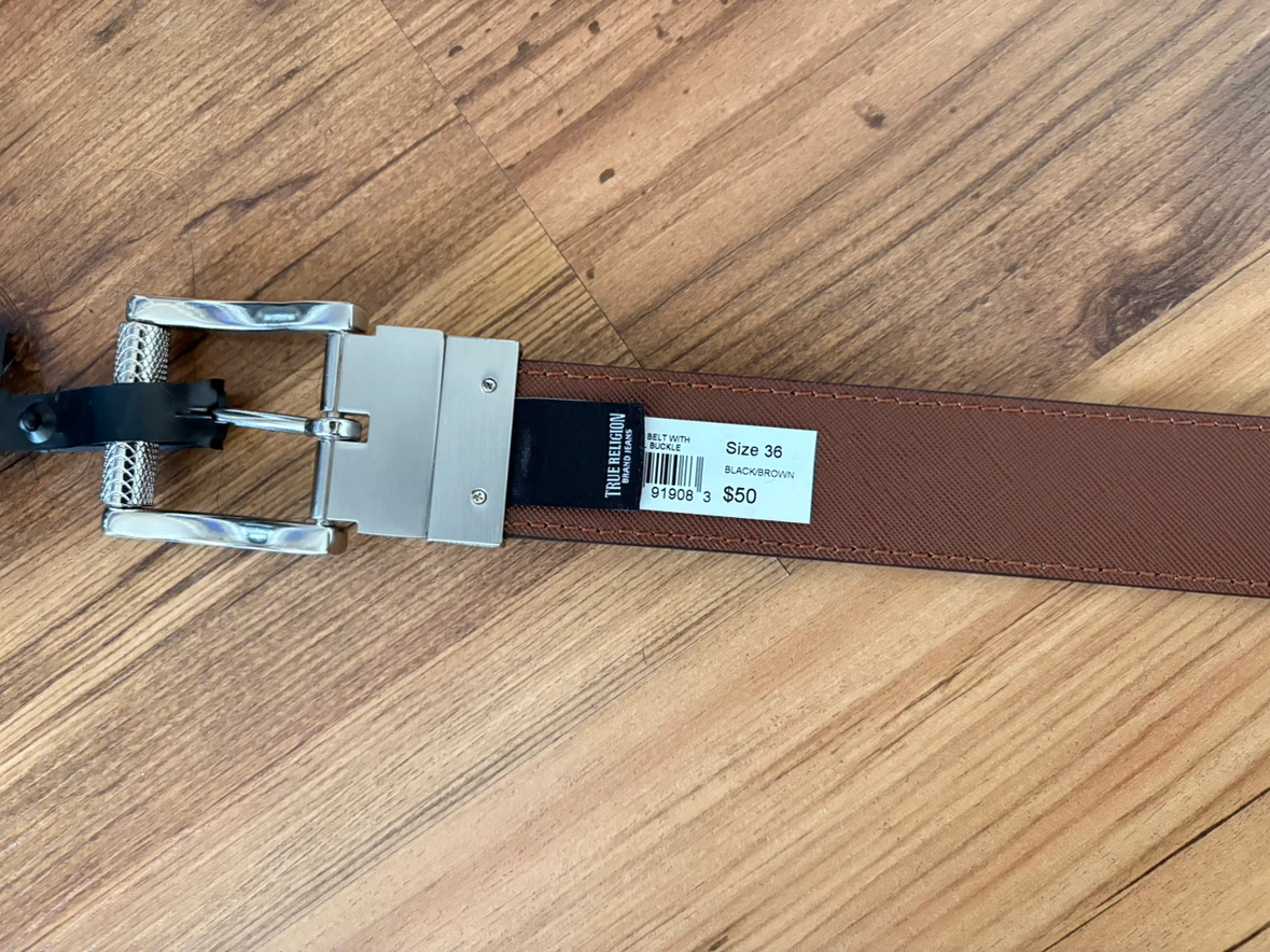 True Religion Reversible Belt Size 36 - photo 4