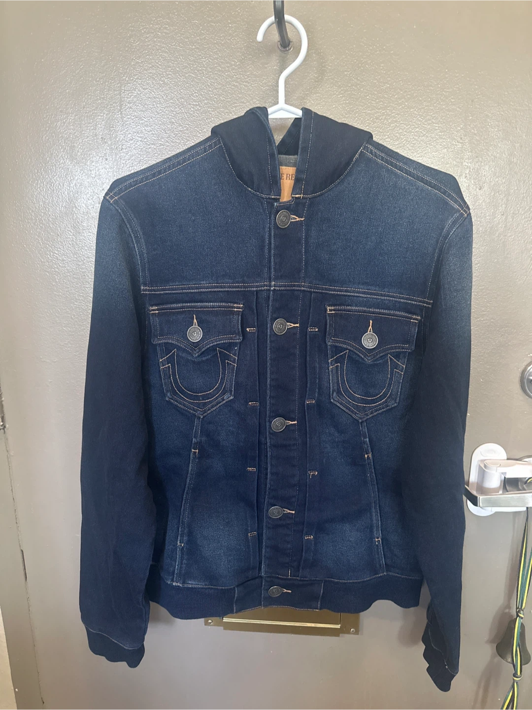 True Religion Denim Jacket with Hood