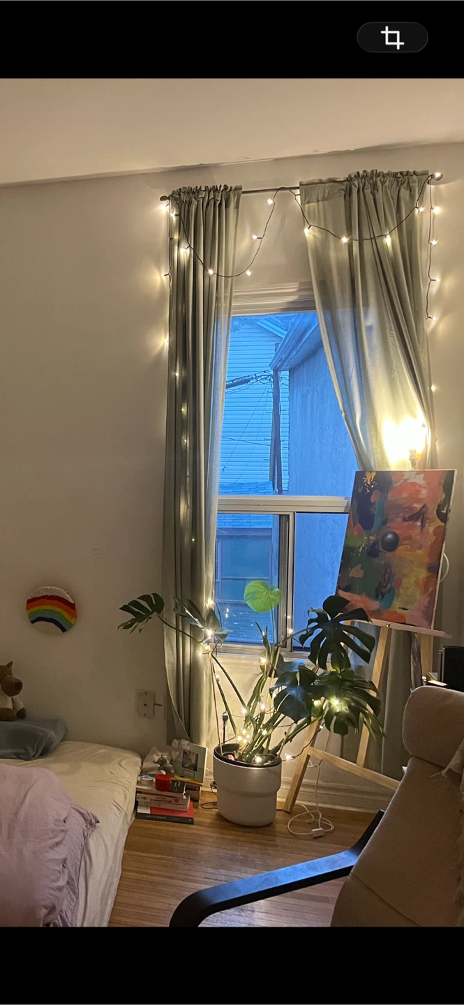 IKEA Silverlonn curtain set 100% curtain
