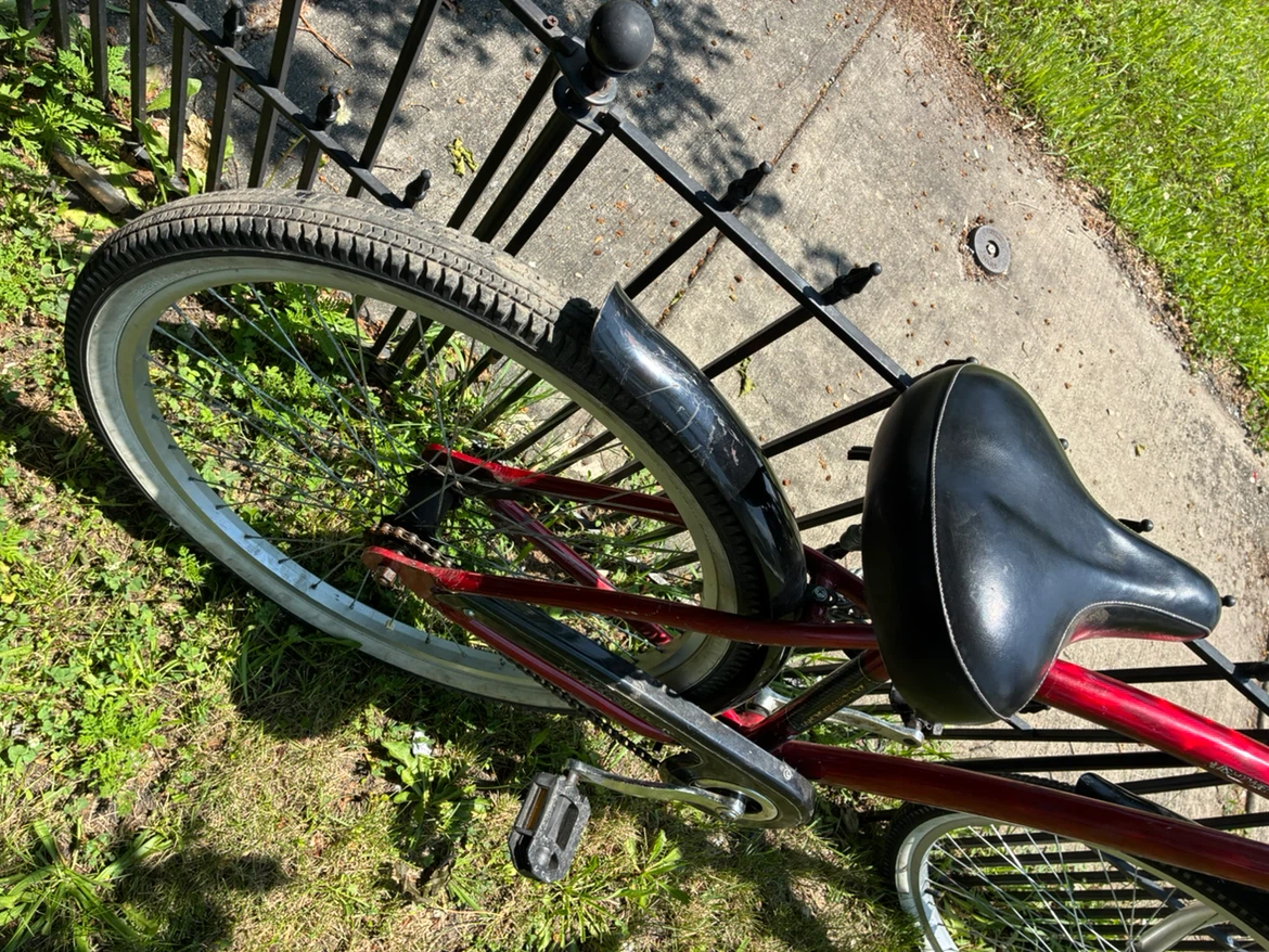 Red Cruiser Bike