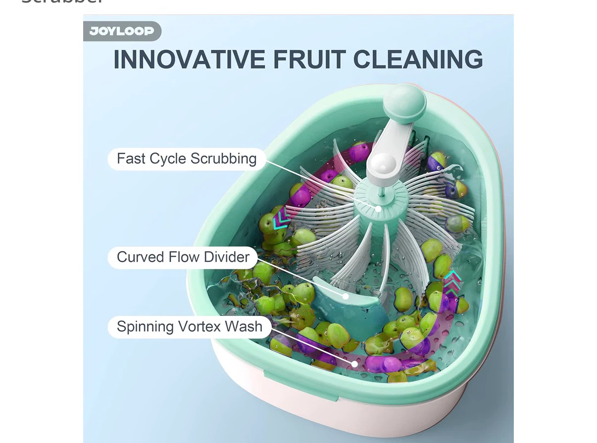 JOYOOP Fruit and Vegetable Cleaner Spinner