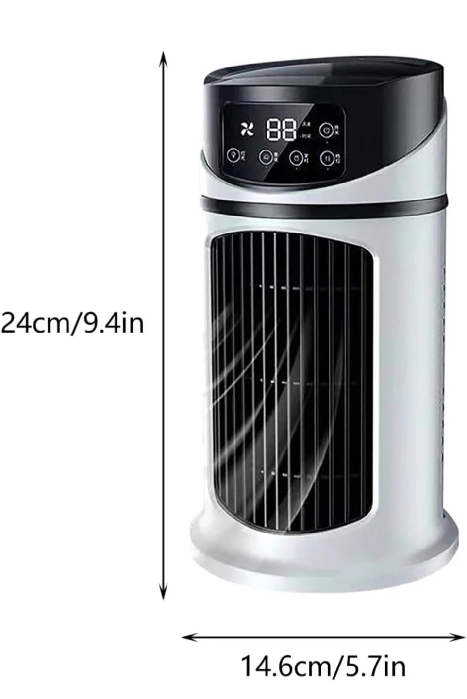 Portable Air Conditioners Fan Desktop Mini Evaporative - photo 2