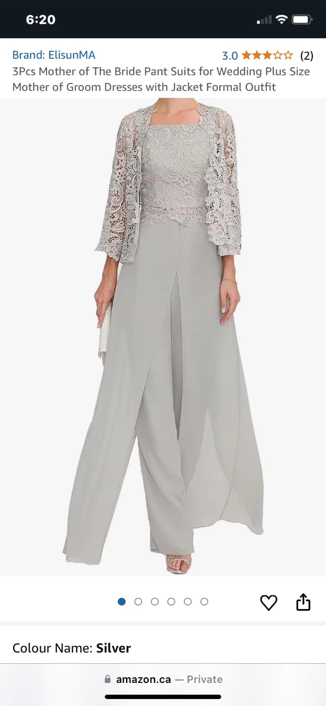 ElisunMA 3-Piece Mother of the Bride Pant Suit