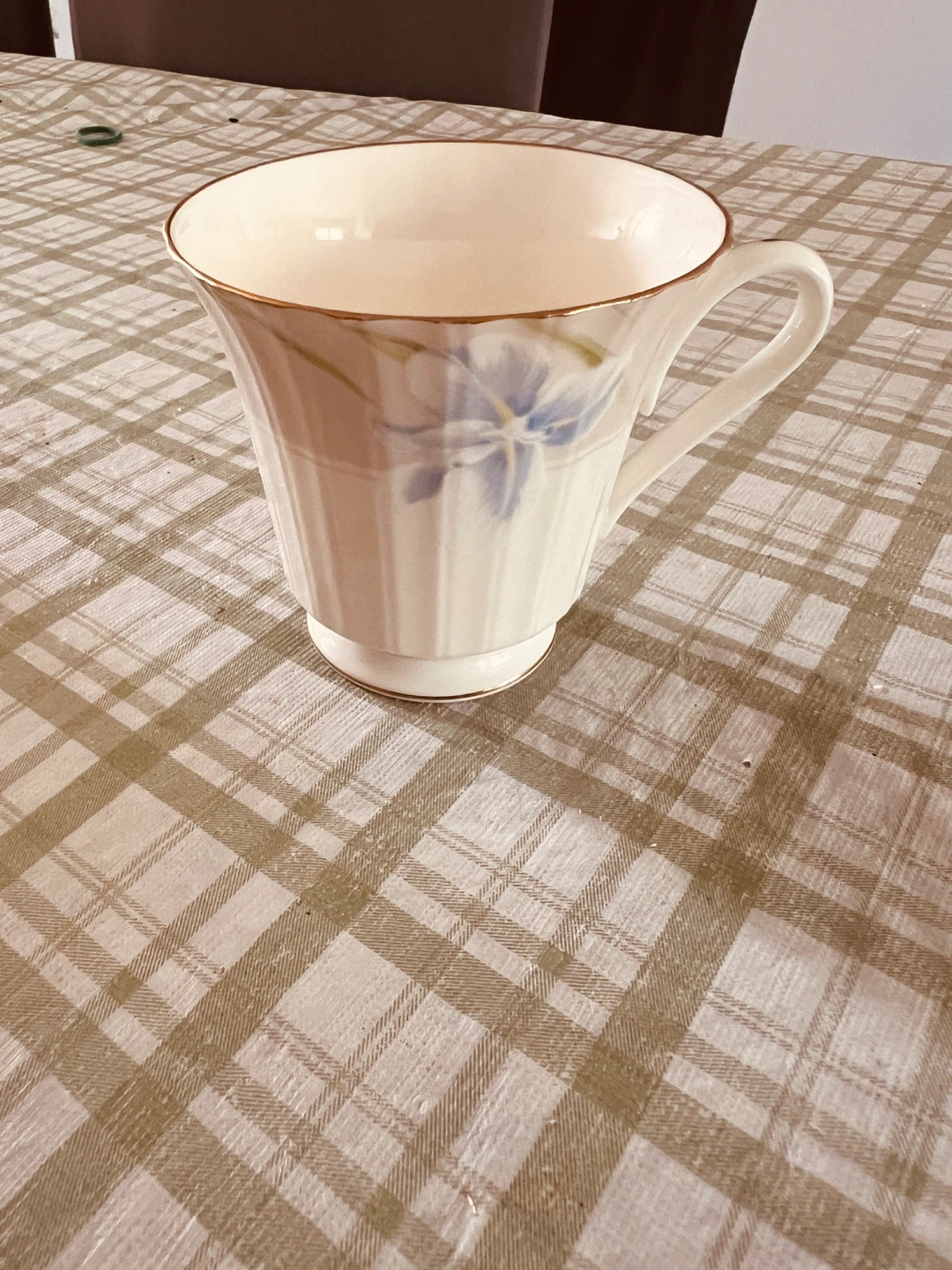 Vintage Ceramic Tea Cup with Floral Design
