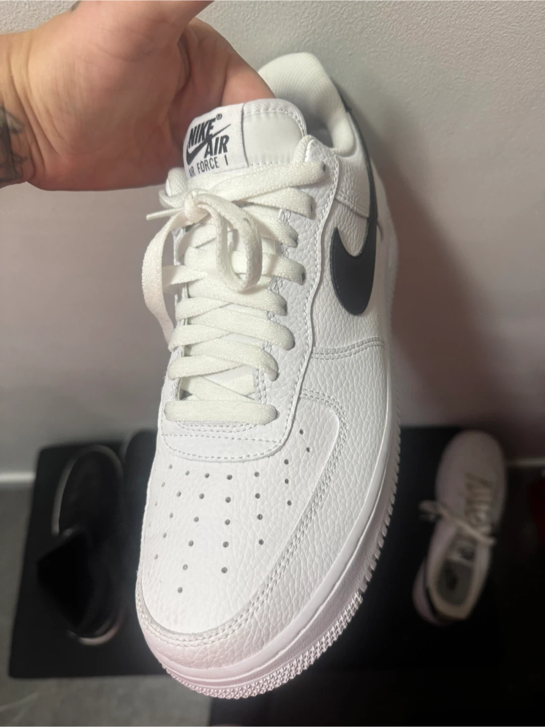Nike Air Force 1 Low White Black US 11 - photo 2