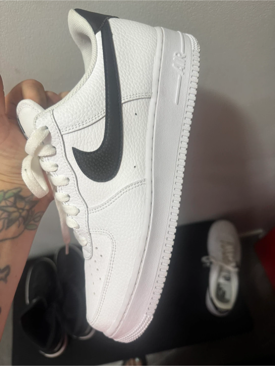 Nike Air Force 1 Low White Black US 11 - photo 3