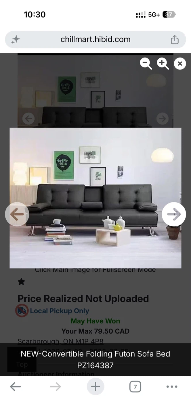 NEW Convertible Folding Futon Sofa Bed - photo 2