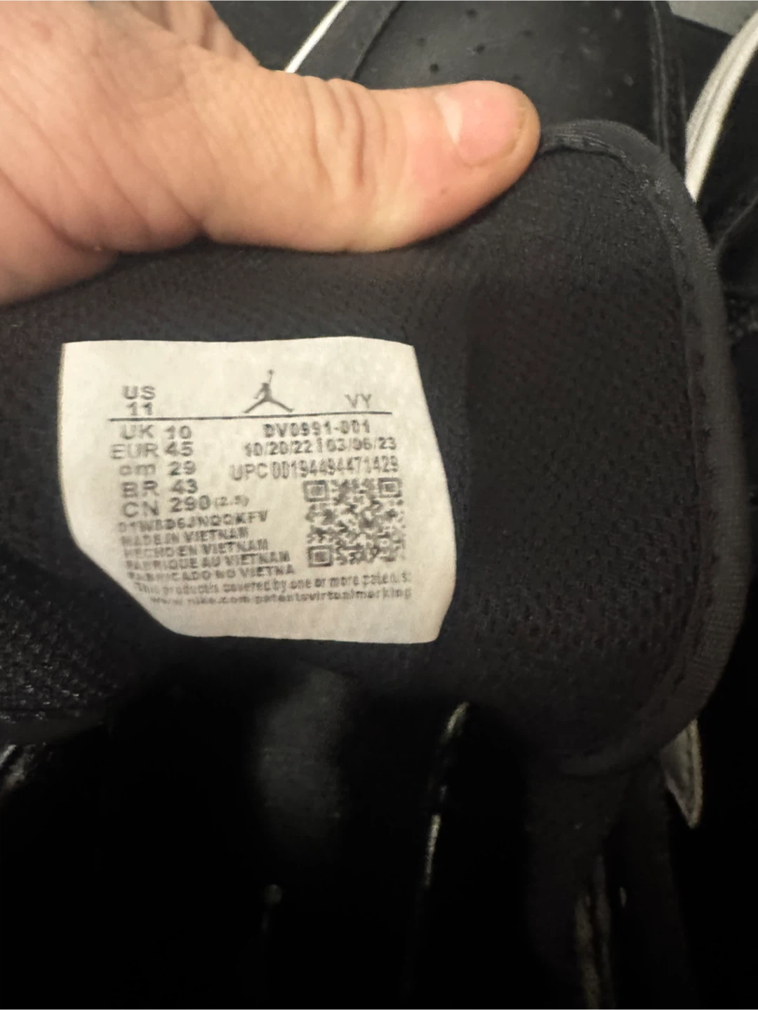 Air Jordan 1 Mid SE Black White Men's Shoes - photo 3