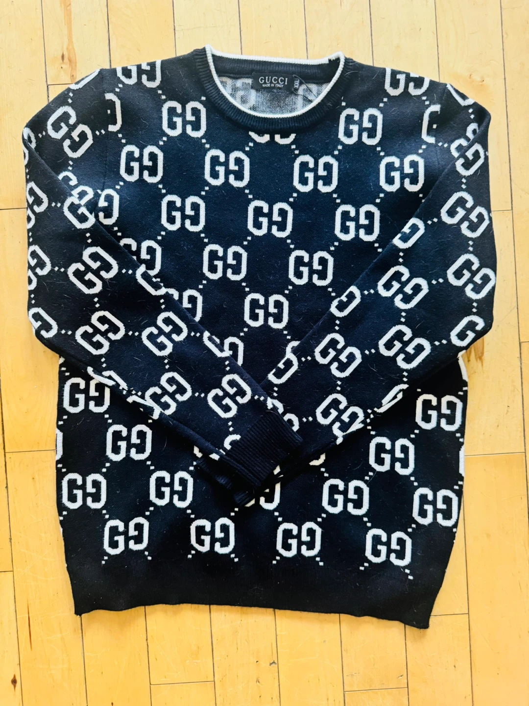 Chandail Gucci noir et blanc unisexe Taille XXL - photo 4