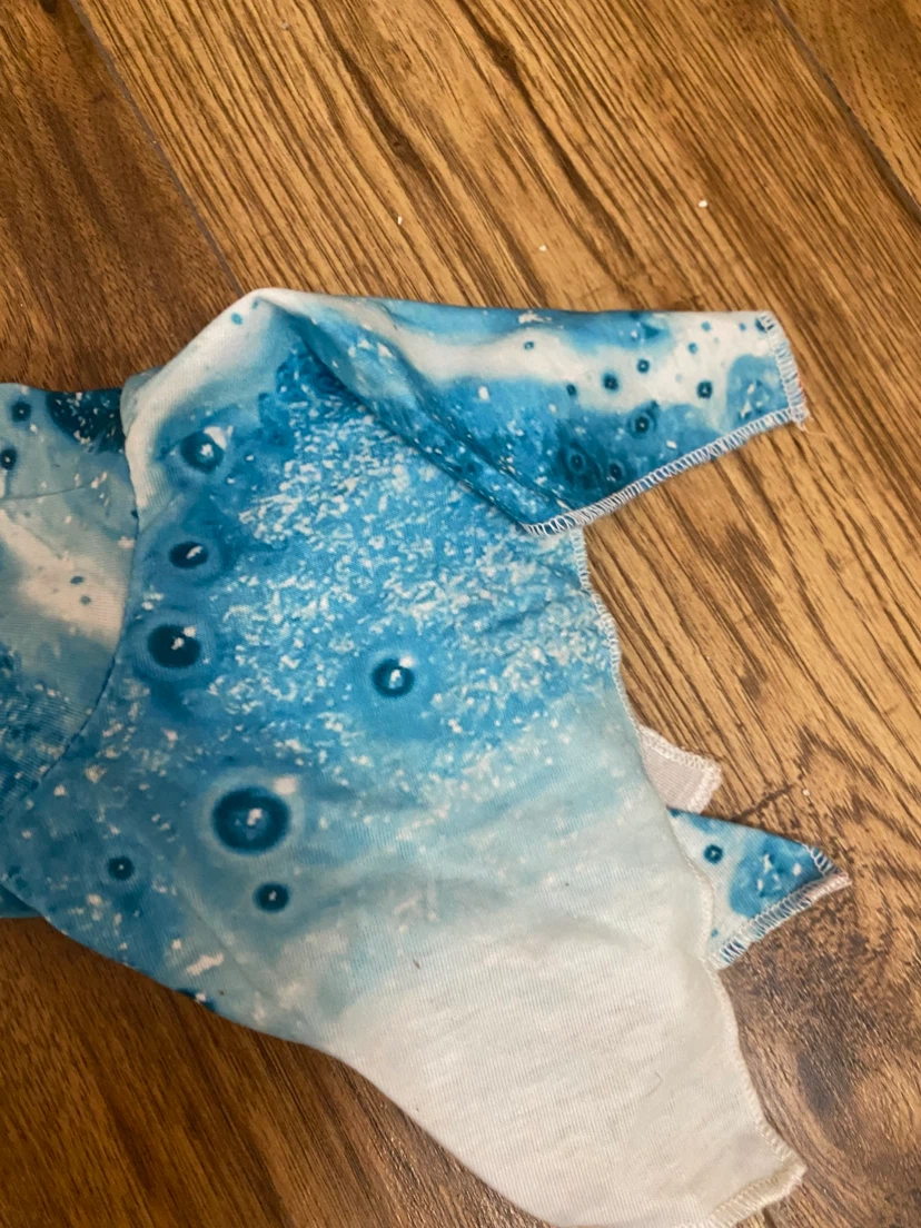 Blue Swirl Print Blouse - photo 5
