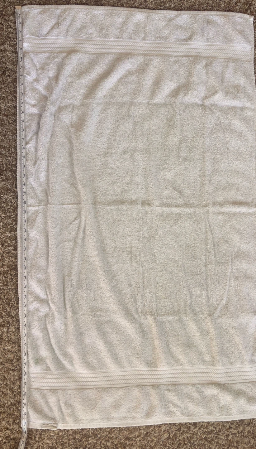 Pack of six bath towels