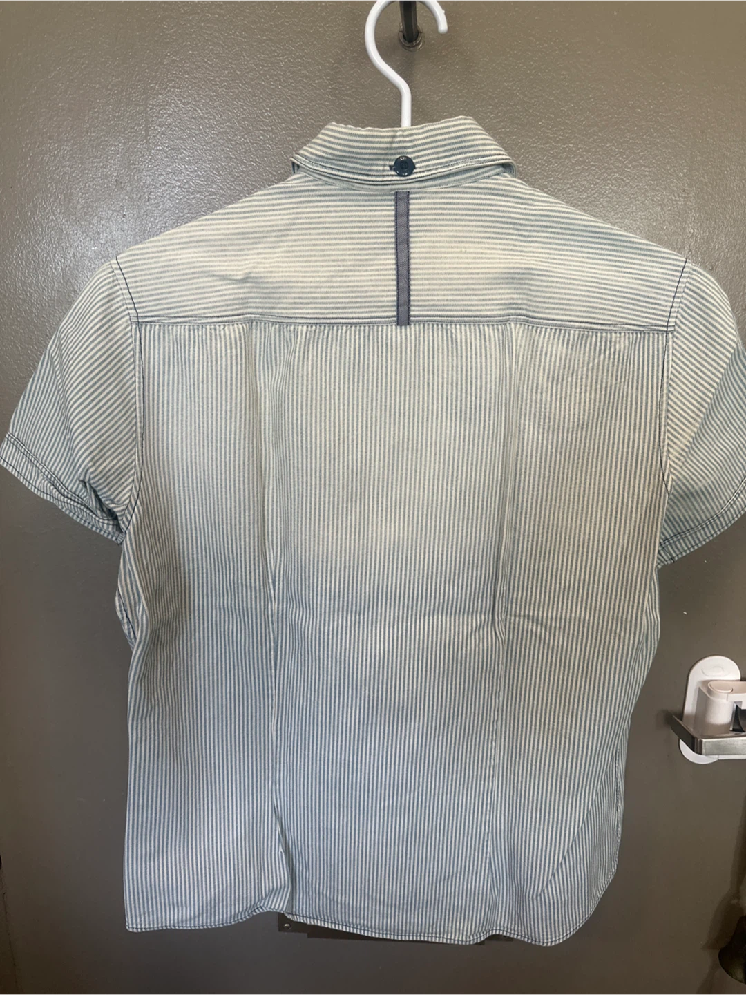 Strellson Striped Short Sleeve Button-Up Shirt - photo 4