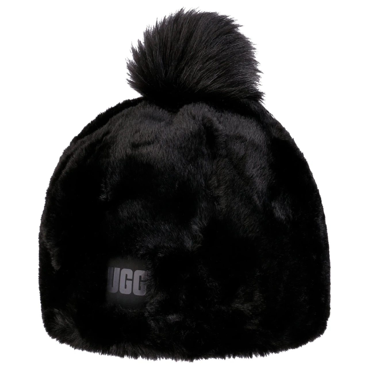 UGG Black Faux Fur Pom Pom & Sherpa Mittens $40/set