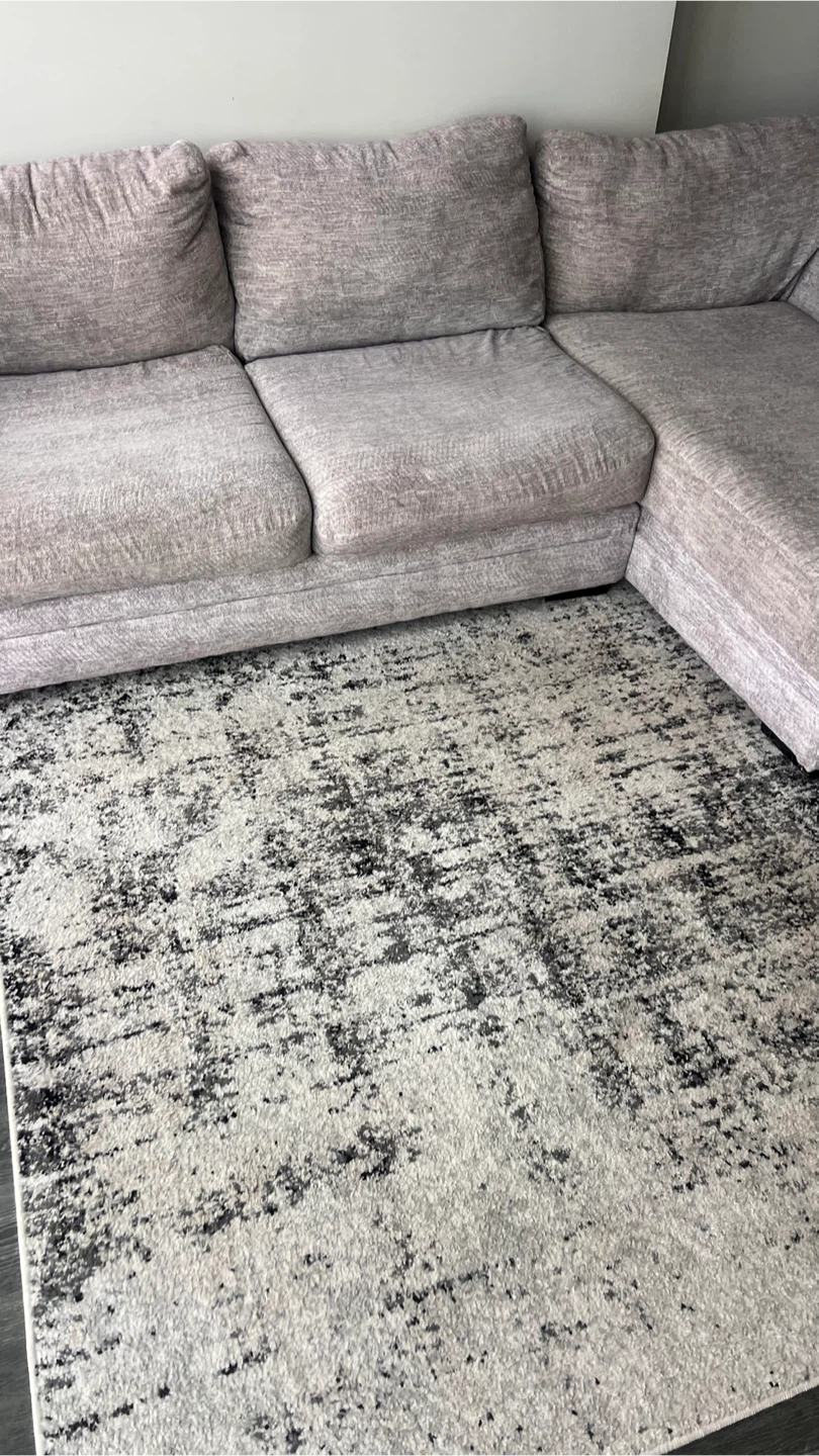 Gray Sectional Sofa with Chaise - photo 4