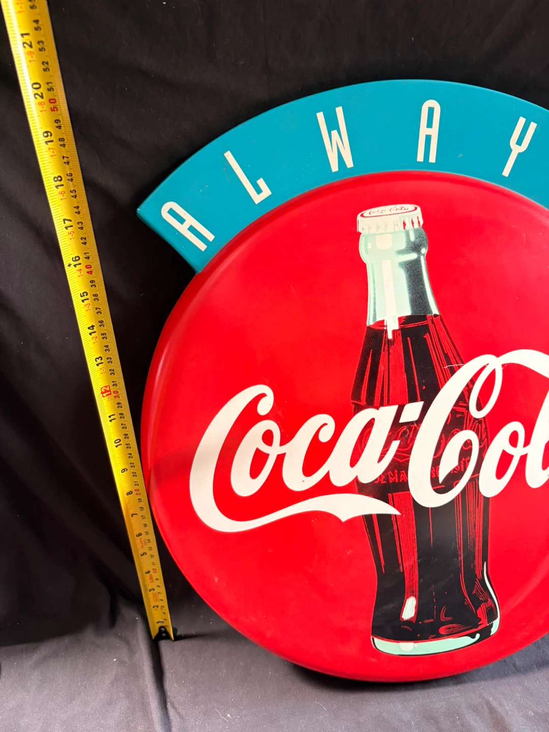 Coca-Cola Always plastic Sign - photo 3