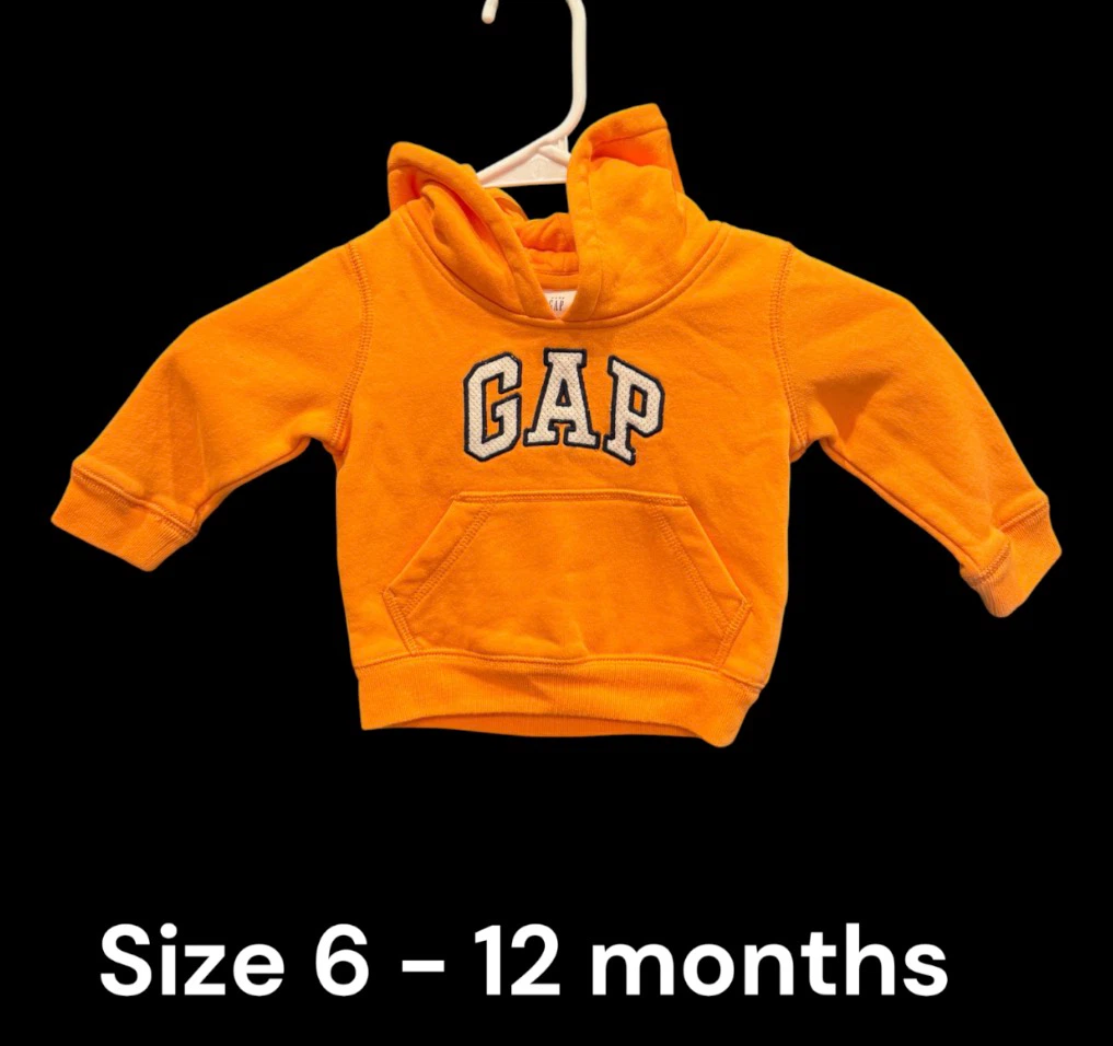 Baby Gap Orange Gap Hoodie